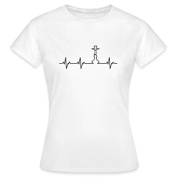 Lifeline Shisha - T-shirt Femme - blanc - Devant - AI Model Female 172 dark (172cm)