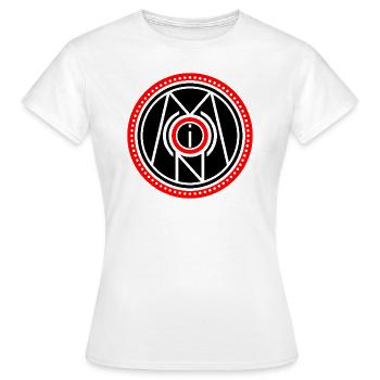 Moin Symbol Low German - Women's T-Shirt - white - Front - AI Model Female 172 dark (172cm)