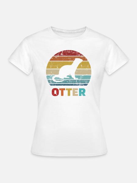 Otter - Frauen T-Shirt - Weiß