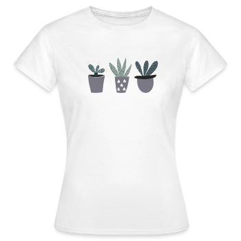violet - Women's T-Shirt - white - Front - AI Model Female 172 dark (172cm)