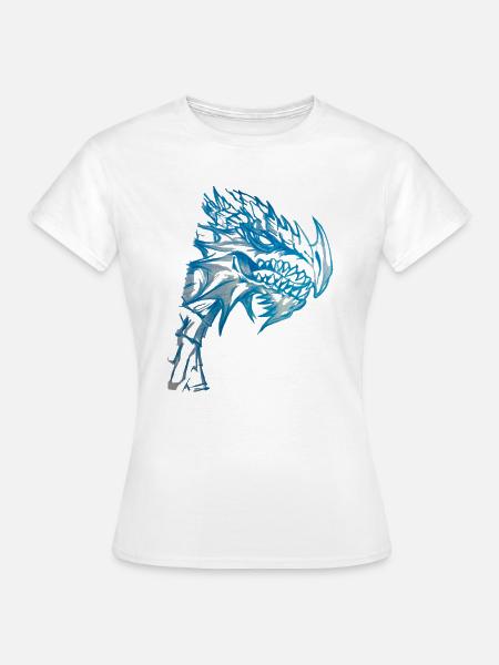 DRACHE - Frauen T-Shirt - Weiß