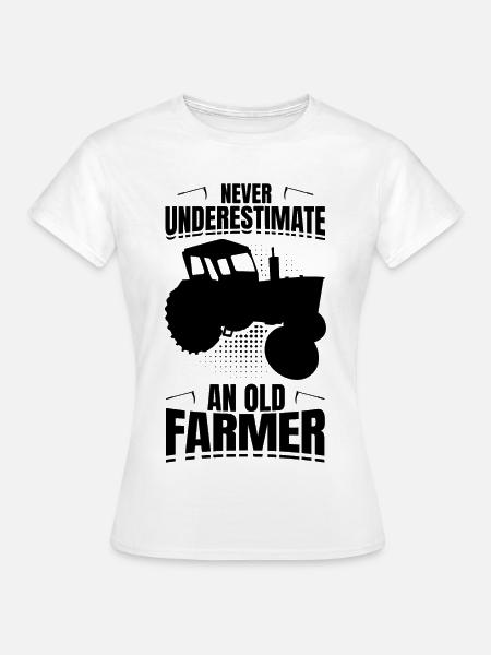 Landwirt Großvater - Frauen T-Shirt - Weiß