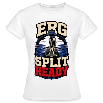 ERG SPLIT READY - Women's T-Shirt - white - Front - AI Model Female 172 dark (172cm)