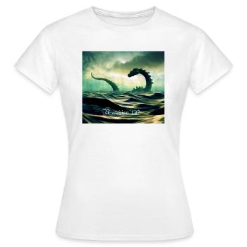 Nessi - Frauen T-Shirt - Weiß - Vorne - AI Model Female 172 dark (172cm)