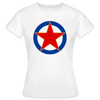 SFRJ - T-shirt Femme - blanc - Devant - AI Model Female 172 dark (172cm)