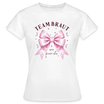 Braut Junggesellinnenabschied Team Partnerlook - Frauen T-Shirt - Weiß - Vorne - AI Model Female 172 dark (172cm)