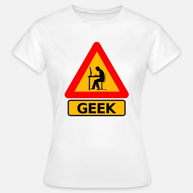 Geek - Maglietta da donna - bianco
