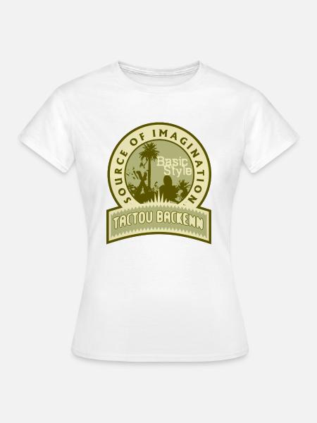 Source of imagination Tactou Backenn - Frauen T-Shirt - Weiß