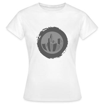 Hansestadt Hamburg - Hochhäuser - Frauen T-Shirt - Weiß - Vorne - AI Model Female 172 dark (172cm)