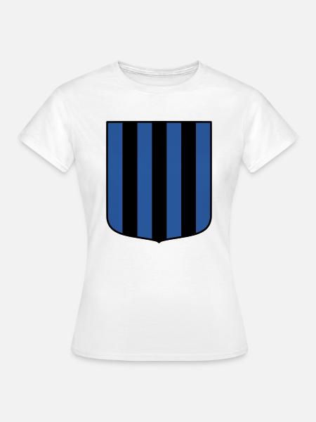 Dunkelblau - Frauen T-Shirt - Weiß