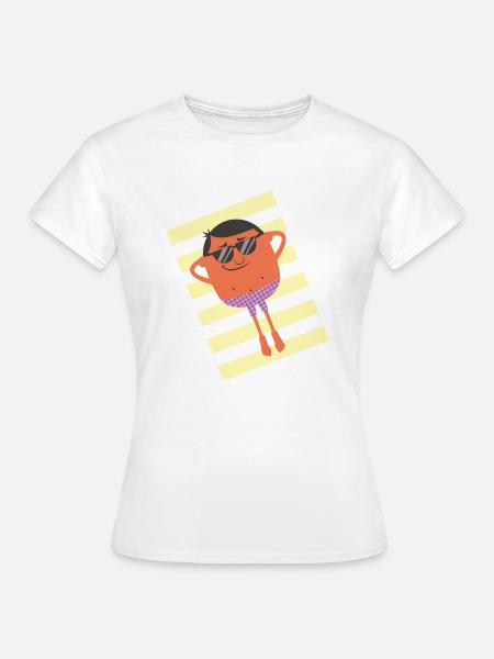 Sommer - Frauen T-Shirt - Weiß