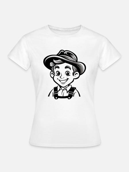 Country Boy - Frauen T-Shirt - Weiß