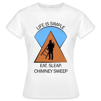 Chimney Sweep Chimney Sweep - Women's T-Shirt - white - Front - AI Model Female 172 dark (172cm)