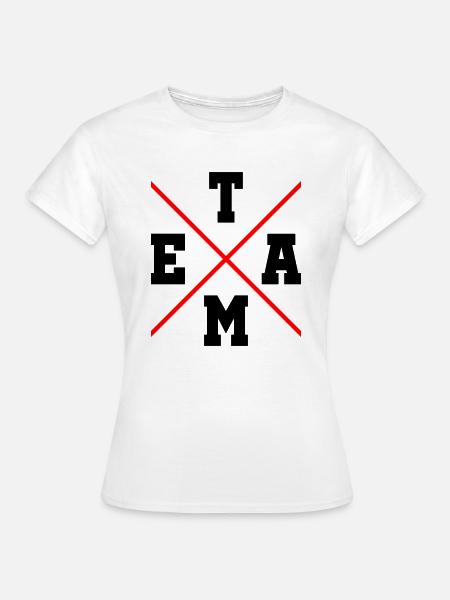 Team 2 - Frauen T-Shirt - Weiß