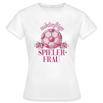 future player's wife - Women's T-Shirt - white - Front - AI Model Female 172 dark (172cm)