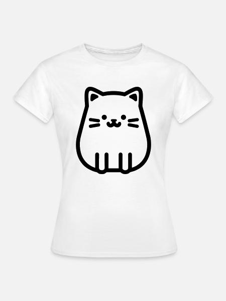 Kätzchen - Frauen T-Shirt - Weiß