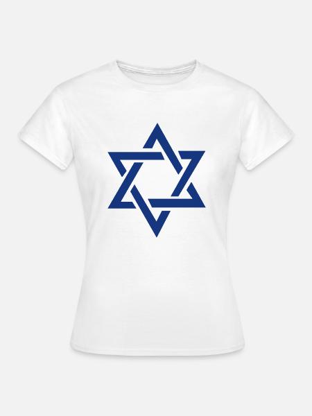 Star of David - Frauen T-Shirt - Weiß