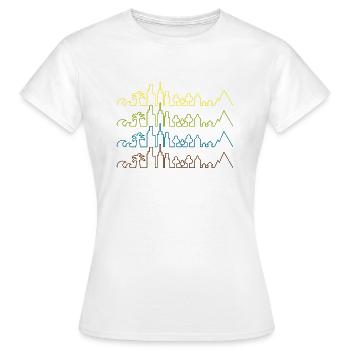 Spanien - Frauen T-Shirt - Weiß - Vorne - AI Model Female 172 dark (172cm)