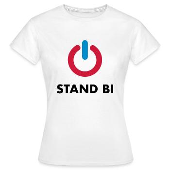 Bi se - T-shirt Femme - blanc - Devant - AI Model Female 172 dark (172cm)
