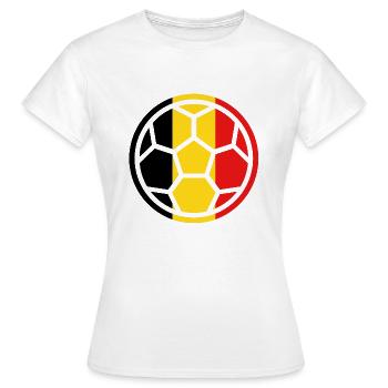 Ballsport - Frauen T-Shirt - Weiß - Vorne - AI Model Female 172 dark (172cm)