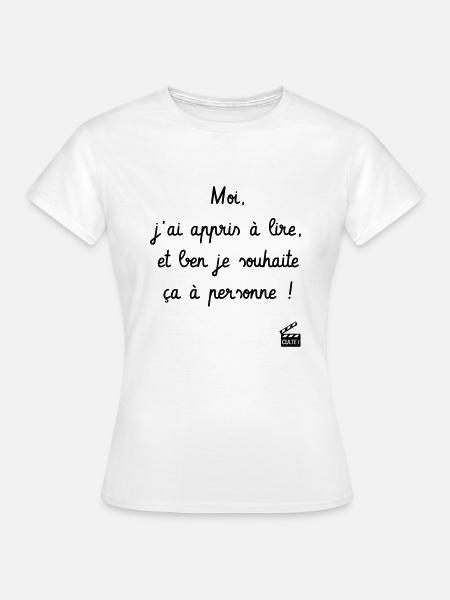 Kaameløtt - Réplique Culte - Citation Léodagan - T-shirt Femme - blanc