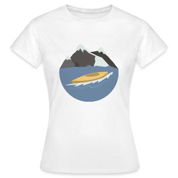 Wassersport - Frauen T-Shirt - Weiß - Vorne - AI Model Female 172 dark (172cm)