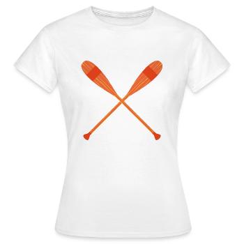 Wassersport - Frauen T-Shirt - Weiß - Vorne - AI Model Female 172 dark (172cm)