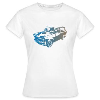  601 Kombi Trabi - Frauen T-Shirt - Weiß - Vorne - AI Model Female 172 dark (172cm)