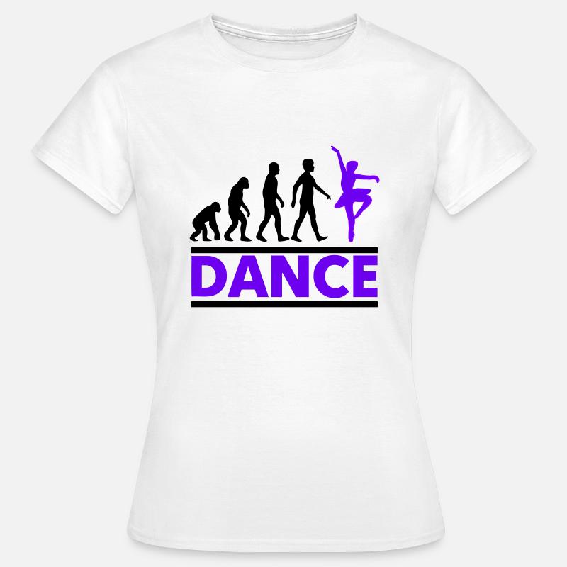 Dance Classical Female Evolution - Women's T-Shirt - white