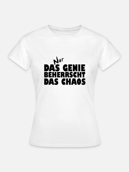 DasGenie - Frauen T-Shirt - Weiß