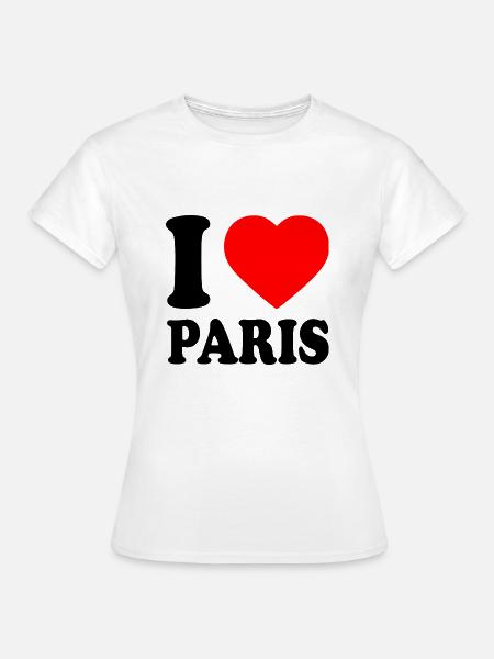 I love paris - Women's T-Shirt - white