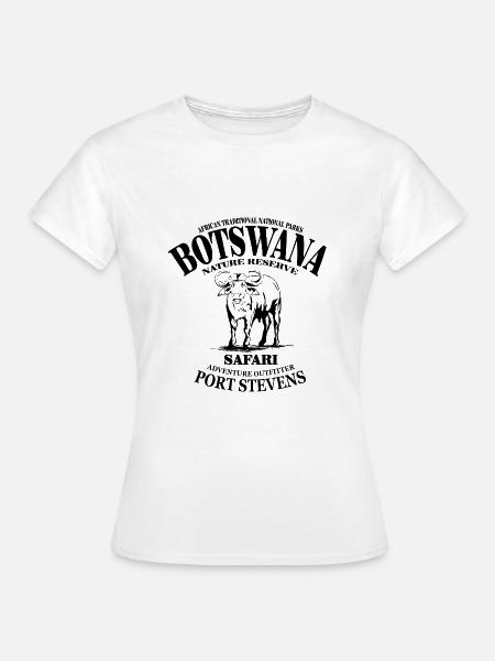 Botswana - Kaffern Büffel - Frauen T-Shirt - Weiß