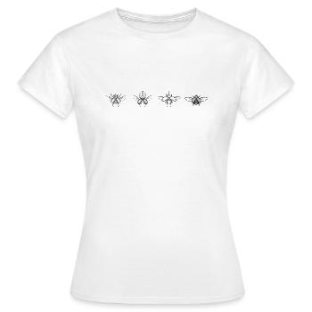 Coléoptères - T-shirt Femme - blanc - Devant - AI Model Female 172 dark (172cm)