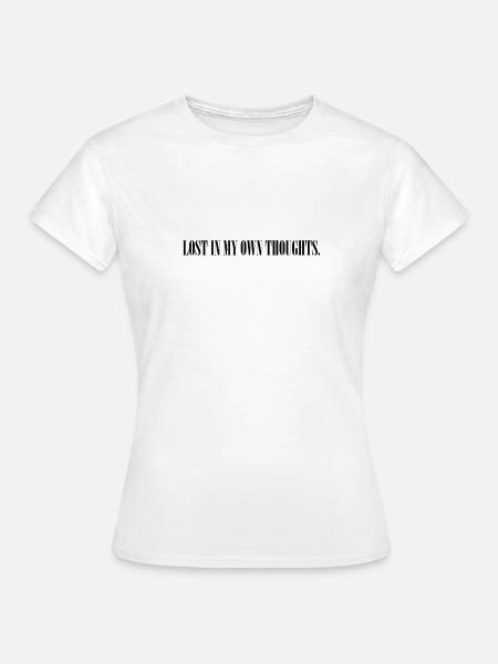 Thoughts Pullover - Frauen T-Shirt - Weiß