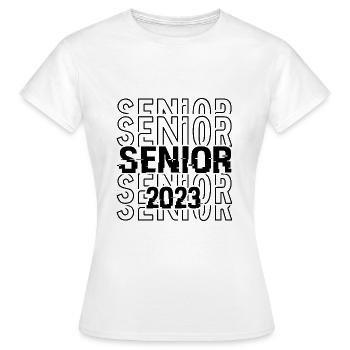 Senior 2023 - T-shirt Femme - blanc - Devant - AI Model Female 172 dark (172cm)