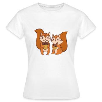Wildtiere - Frauen T-Shirt - Weiß - Vorne - AI Model Female 172 dark (172cm)