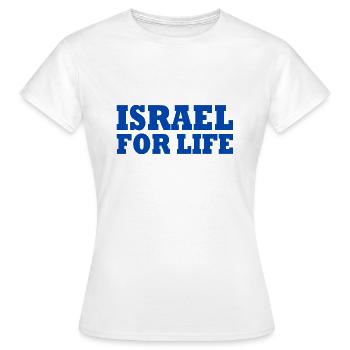 Israël - T-shirt Femme - blanc - Devant - AI Model Female 172 dark (172cm)