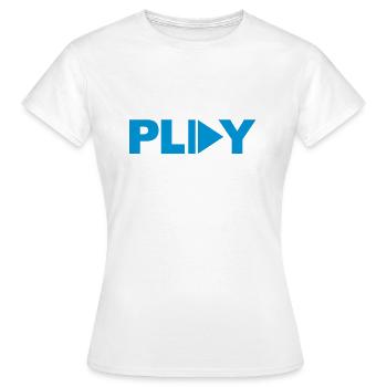 Play - Women's T-Shirt - white - Front - AI Model Female 172 dark (172cm)