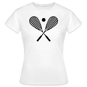 Squash - Frauen T-Shirt - Weiß - Vorne - AI Model Female 172 dark (172cm)