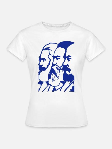 marx/engels/lenin - Frauen T-Shirt - Weiß