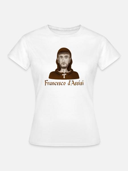 Francesco d'Assisi - Frauen T-Shirt - Weiß
