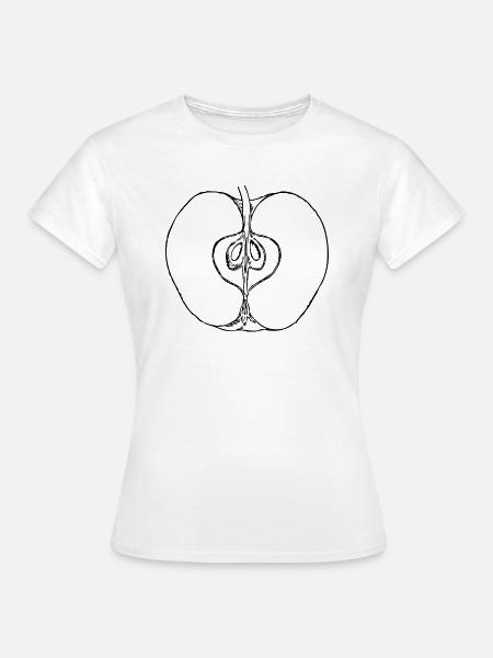 apple - Frauen T-Shirt - Weiß