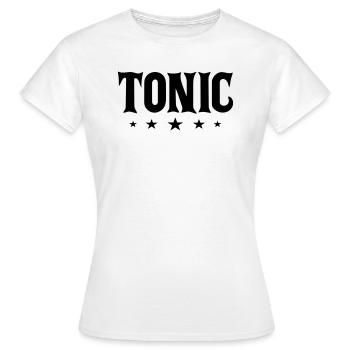 Tonic partenaire look couples valentines day couple fun - T-shirt Femme - blanc - Devant - AI Model Female 172 dark (172cm)