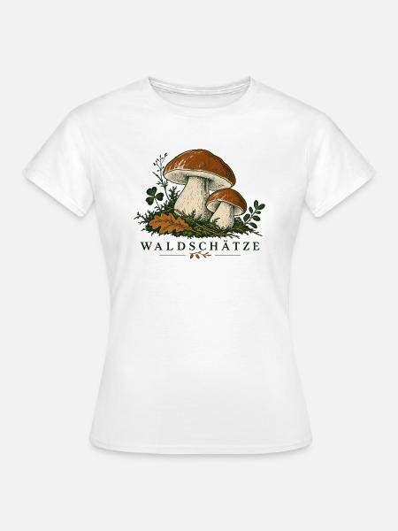 Waldschätze - Frauen T-Shirt - Weiß