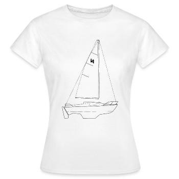 Varianta 65 crack - Women's T-Shirt - white - Front - AI Model Female 172 dark (172cm)