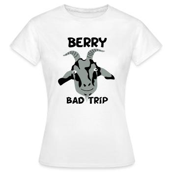 Berry Bad Trip - T-shirt Femme - blanc - Devant - AI Model Female 172 dark (172cm)