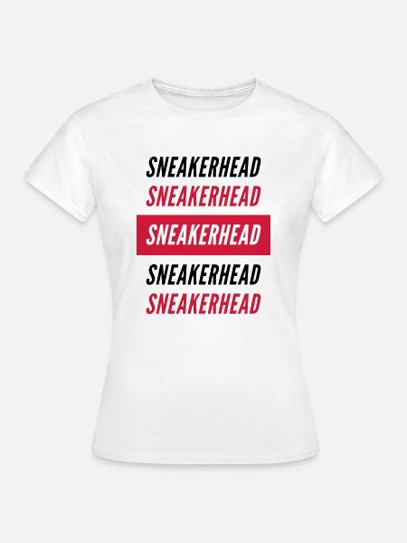 Sneaker - Frauen T-Shirt - Weiß