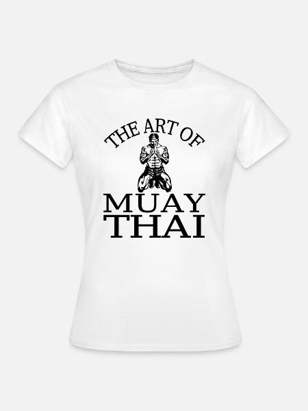 Boxing Fighting Muay Thai - Frauen T-Shirt - Weiß