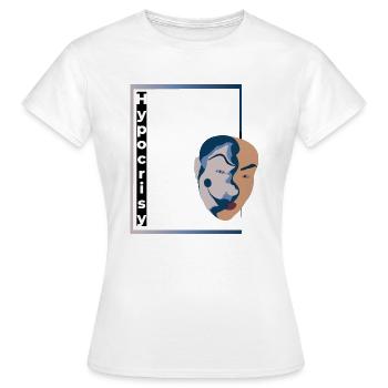 Heuchler - Frauen T-Shirt - Weiß - Vorne - AI Model Female 172 dark (172cm)