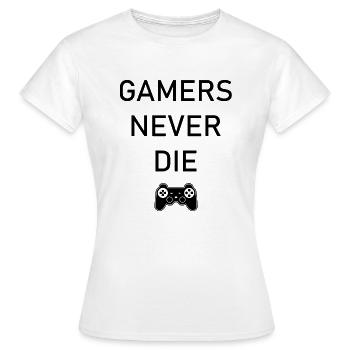 Game Gaming PC - Women's T-Shirt - white - Front - AI Model Female 172 dark (172cm)